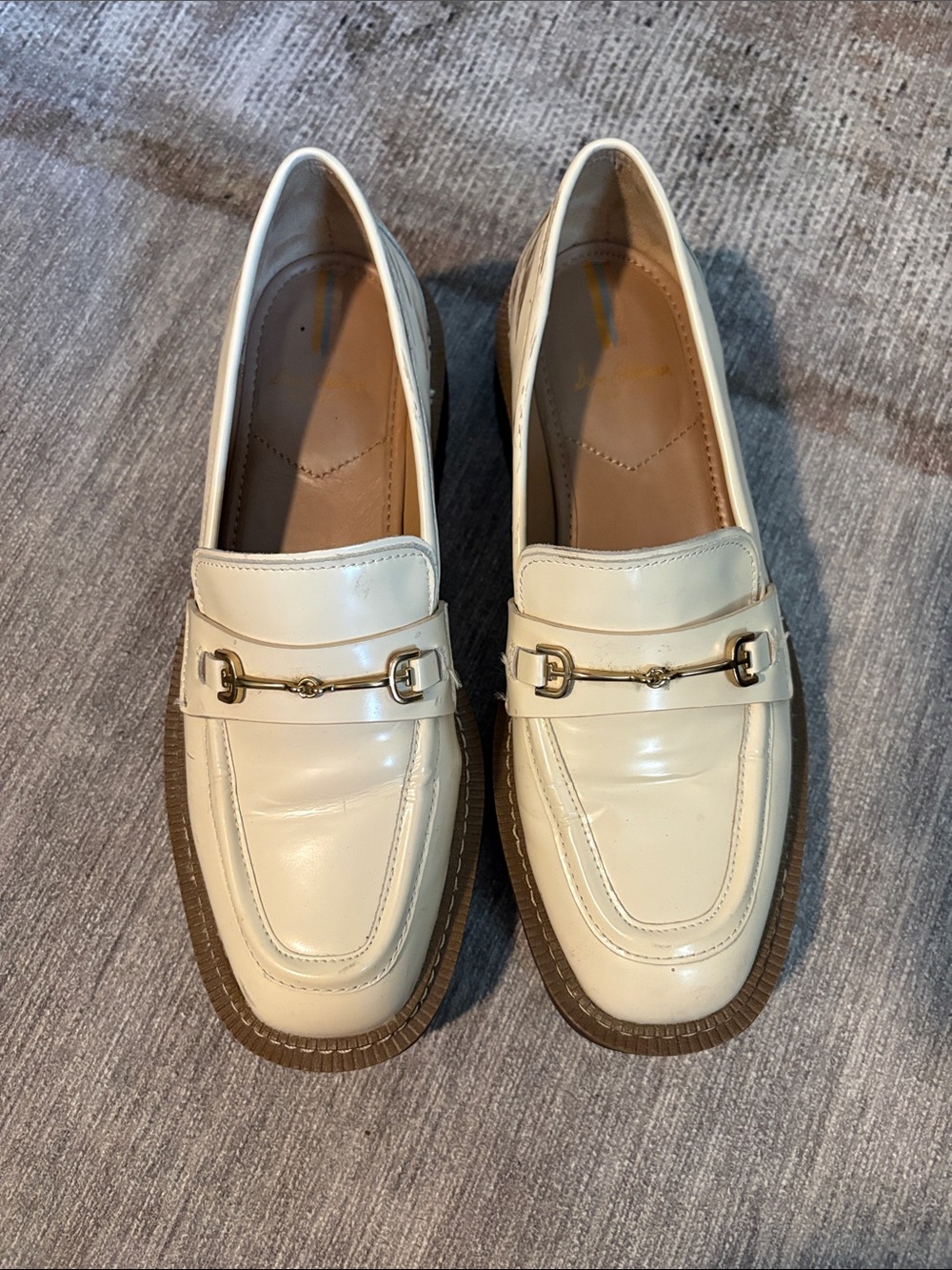 Sam Edelman Cream Laurs Loafer